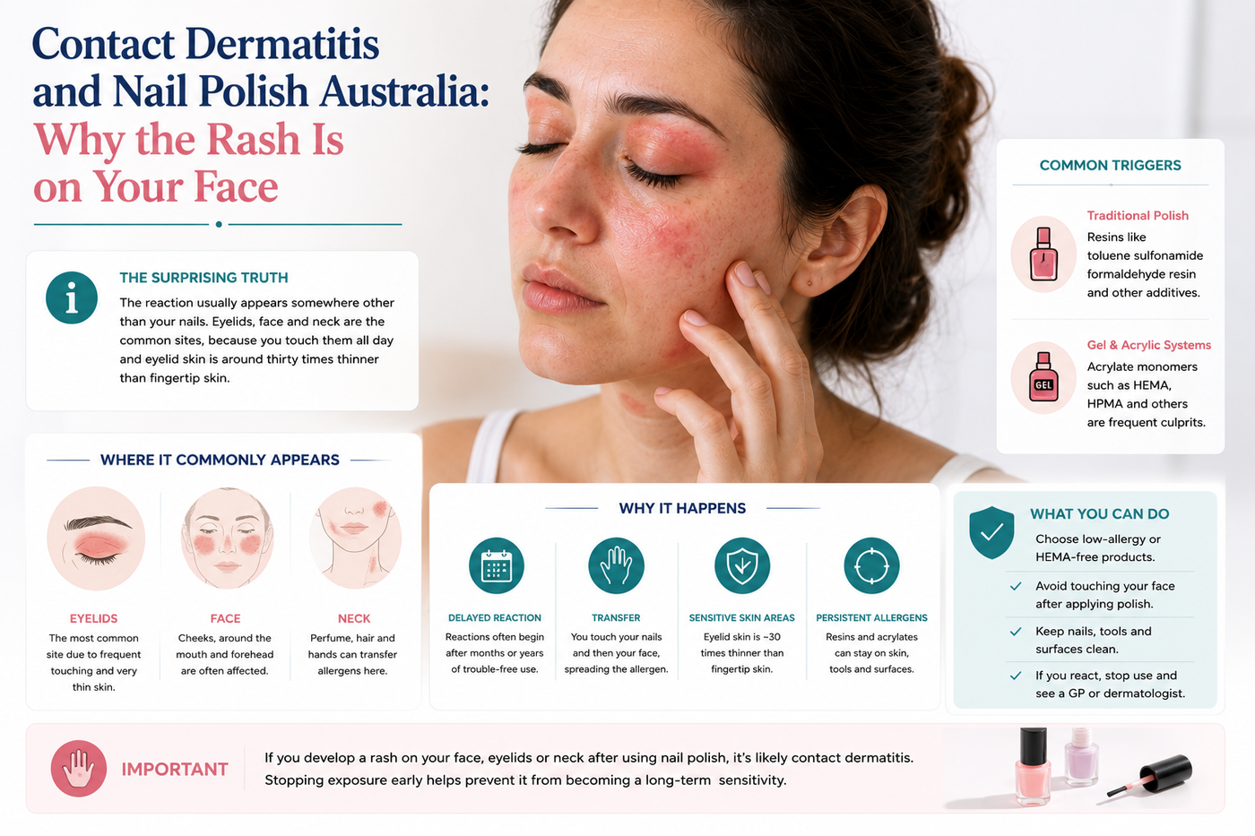 Contact Dermatitis and Nail Polish Australia: