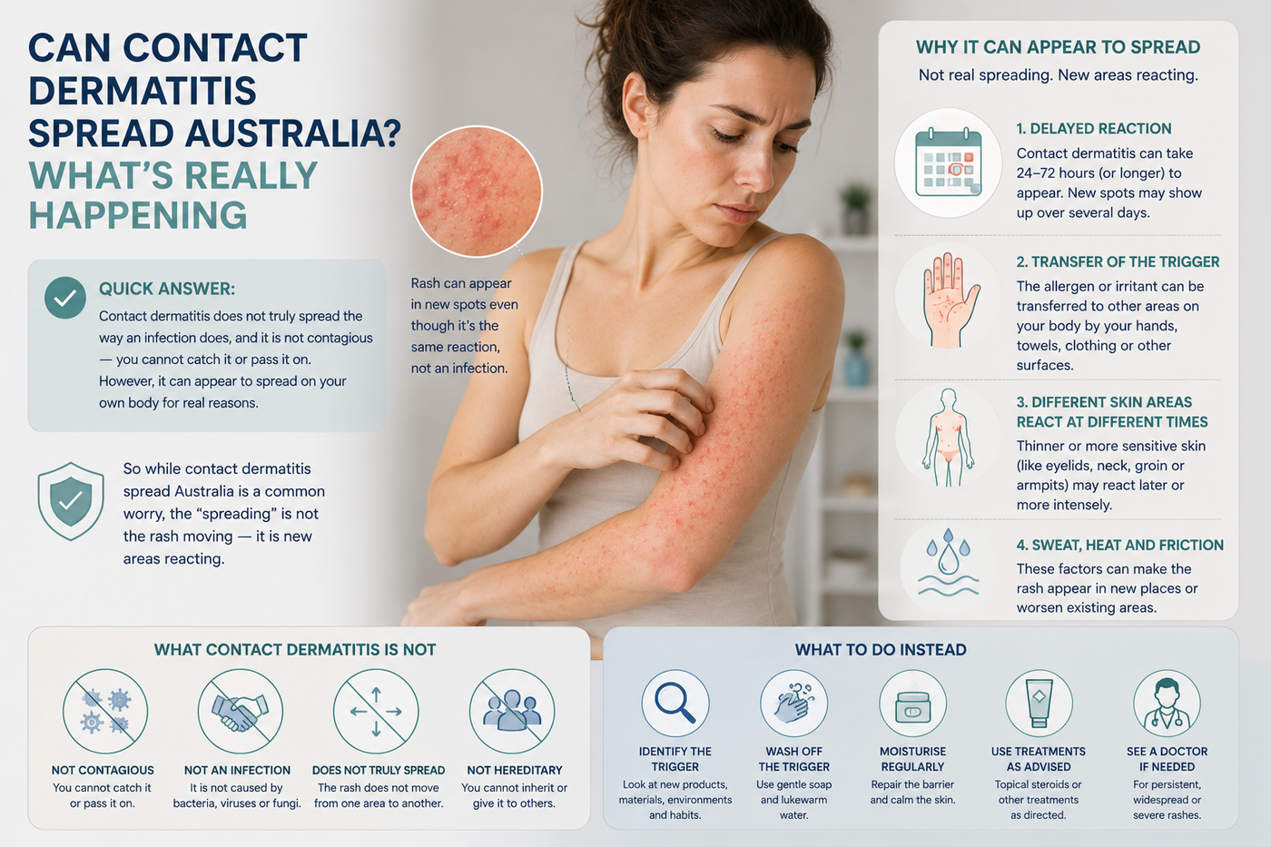 Can Contact Dermatitis Spread Australia