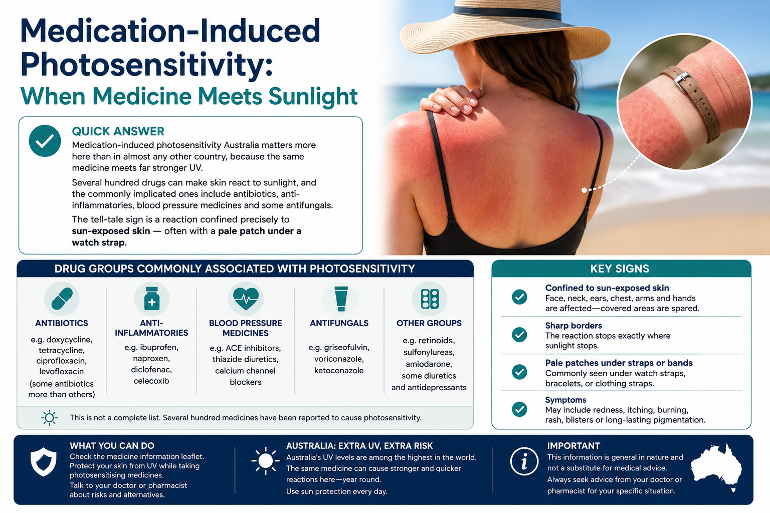 Medication-Induced Photosensitivity Australia