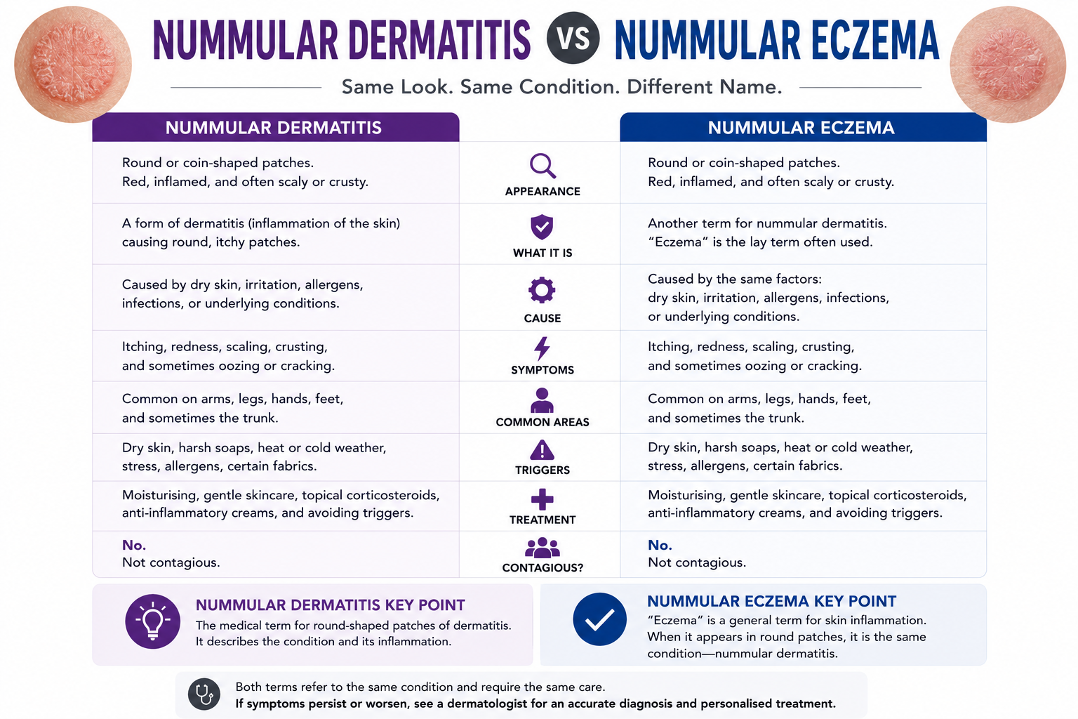 Nummular Dermatitis vs Nummular Eczema Australia