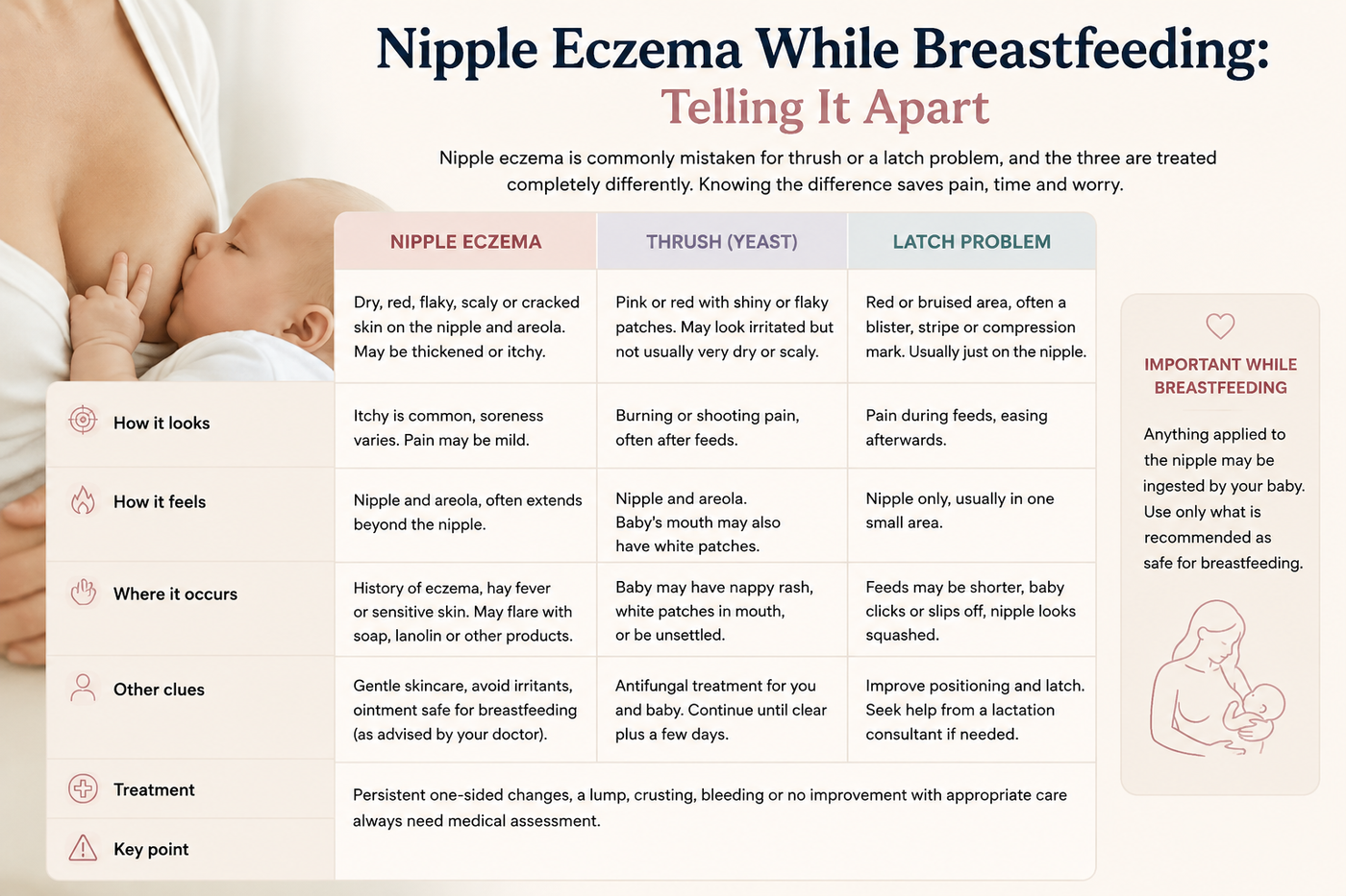 Nipple Eczema While Breastfeeding Australia