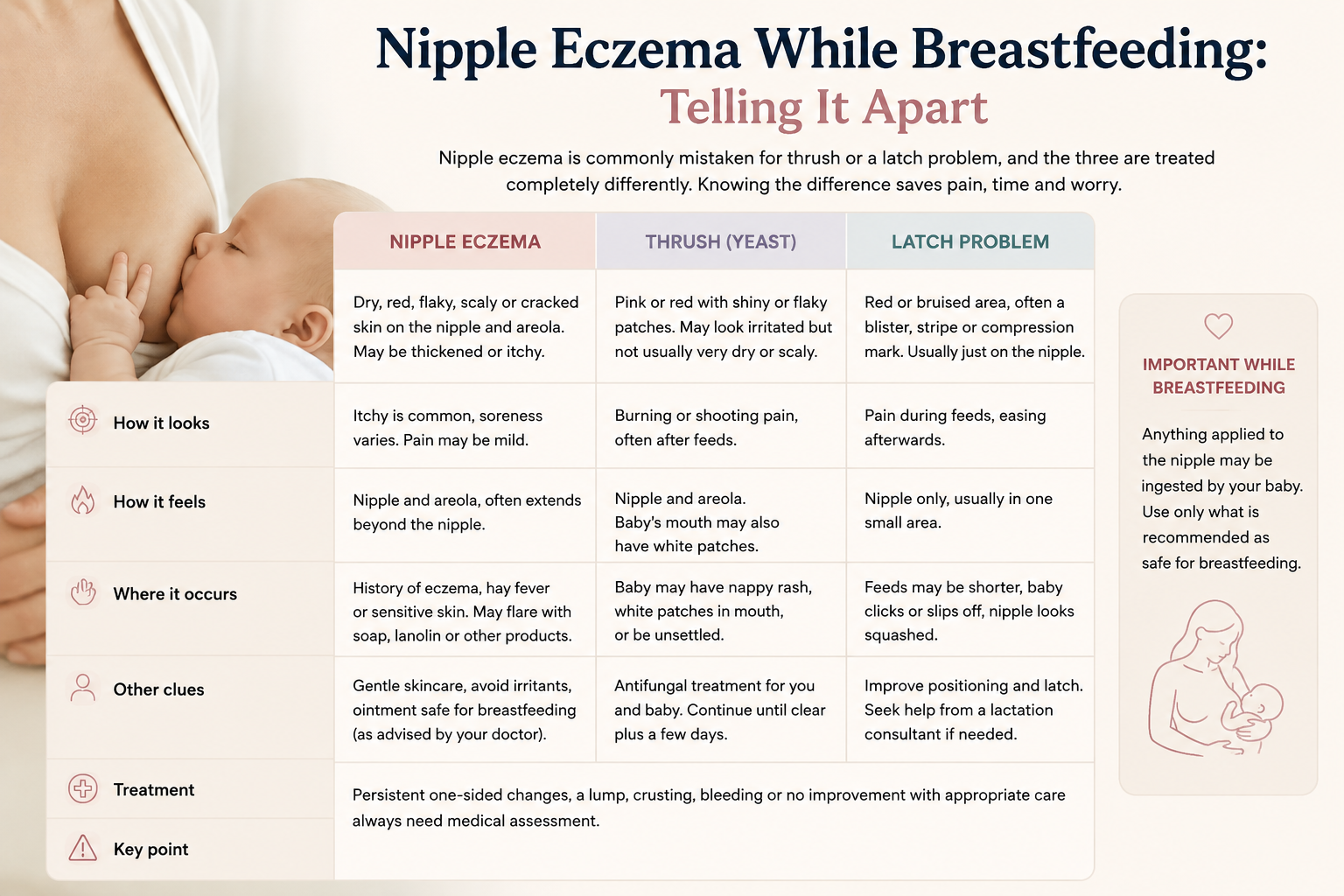 Nipple Eczema While Breastfeeding Australia