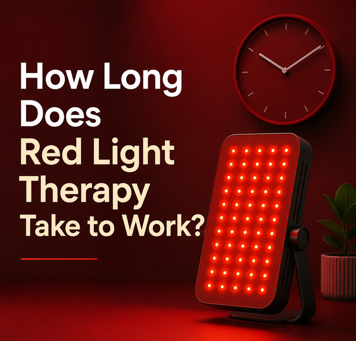 How Long Does Red Light Therapy Take to Work Australia?