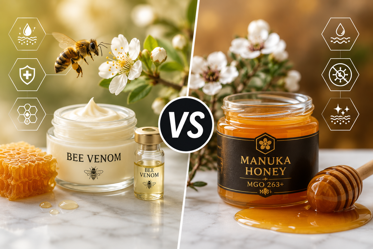 Bee Venom vs Manuka Honey
