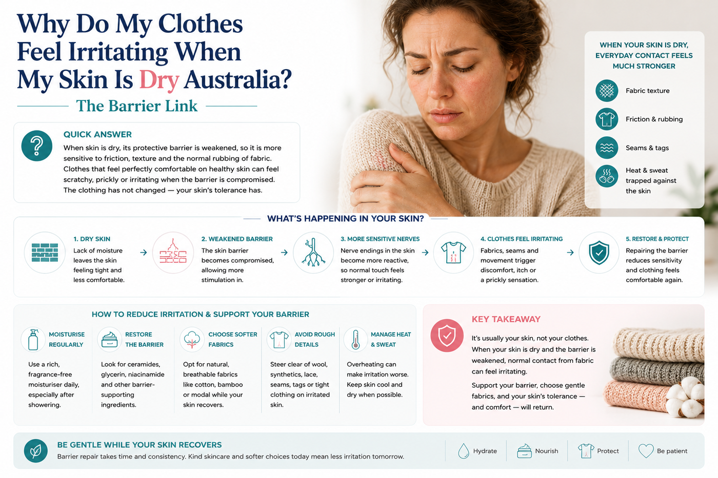 Why Do My Clothes Feel Irritating When My Skin Is Dry Australia