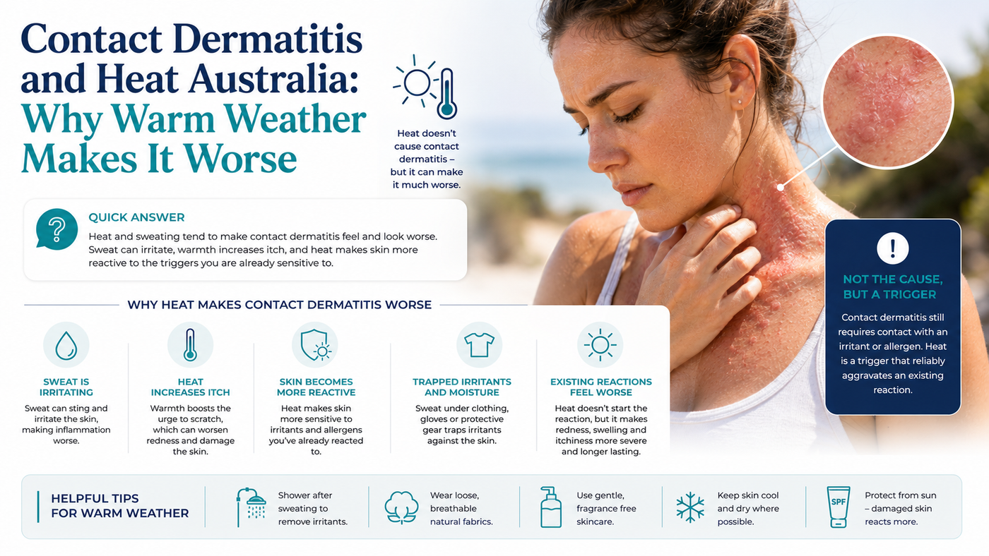 Contact Dermatitis and Heat Australia