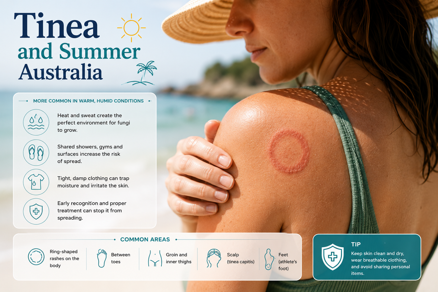 Tinea and Summer Australia