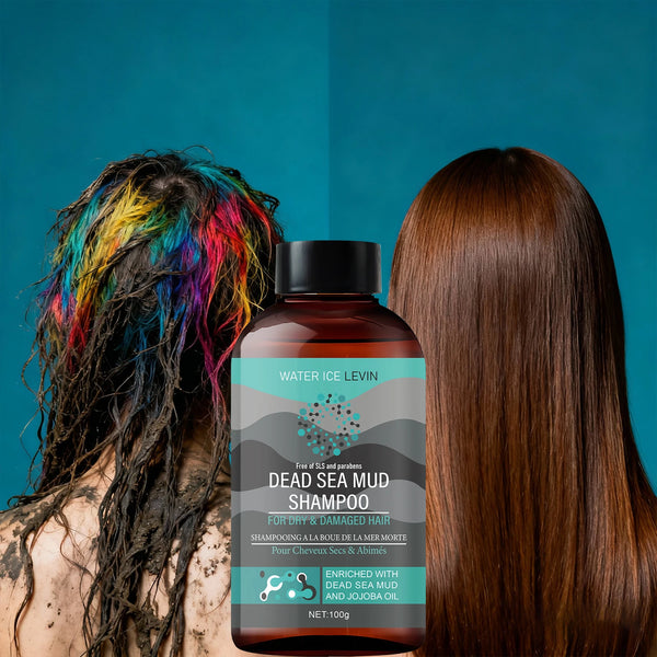 Mineral-rich Dead Sea mud shampoo with jojoba oil