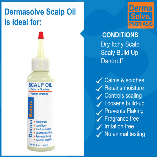 Dermasolve deep scalp oil for scalp hydration support