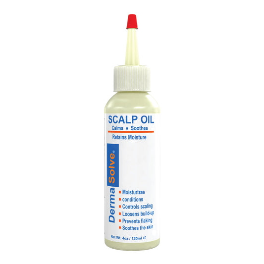 Scalp oil for dry itchy scalp and flakes bottle