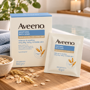 Aveeno Soothing Bath Soak — 8 × 42g Sachets