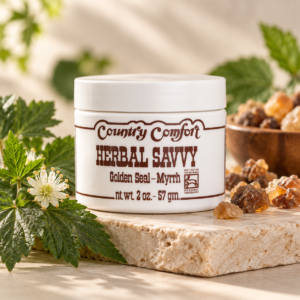 Country Comfort Herbal Savvy Golden Seal–Myrrh 57g