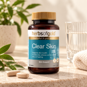 Herbs of Gold Clear Skin — Skin Support, 60 Tablets