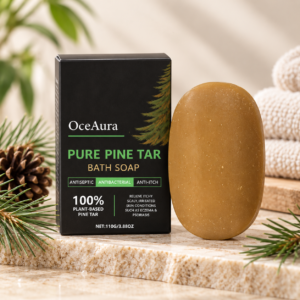 OceAura Pure Pine Tar Bath Soap — 110g