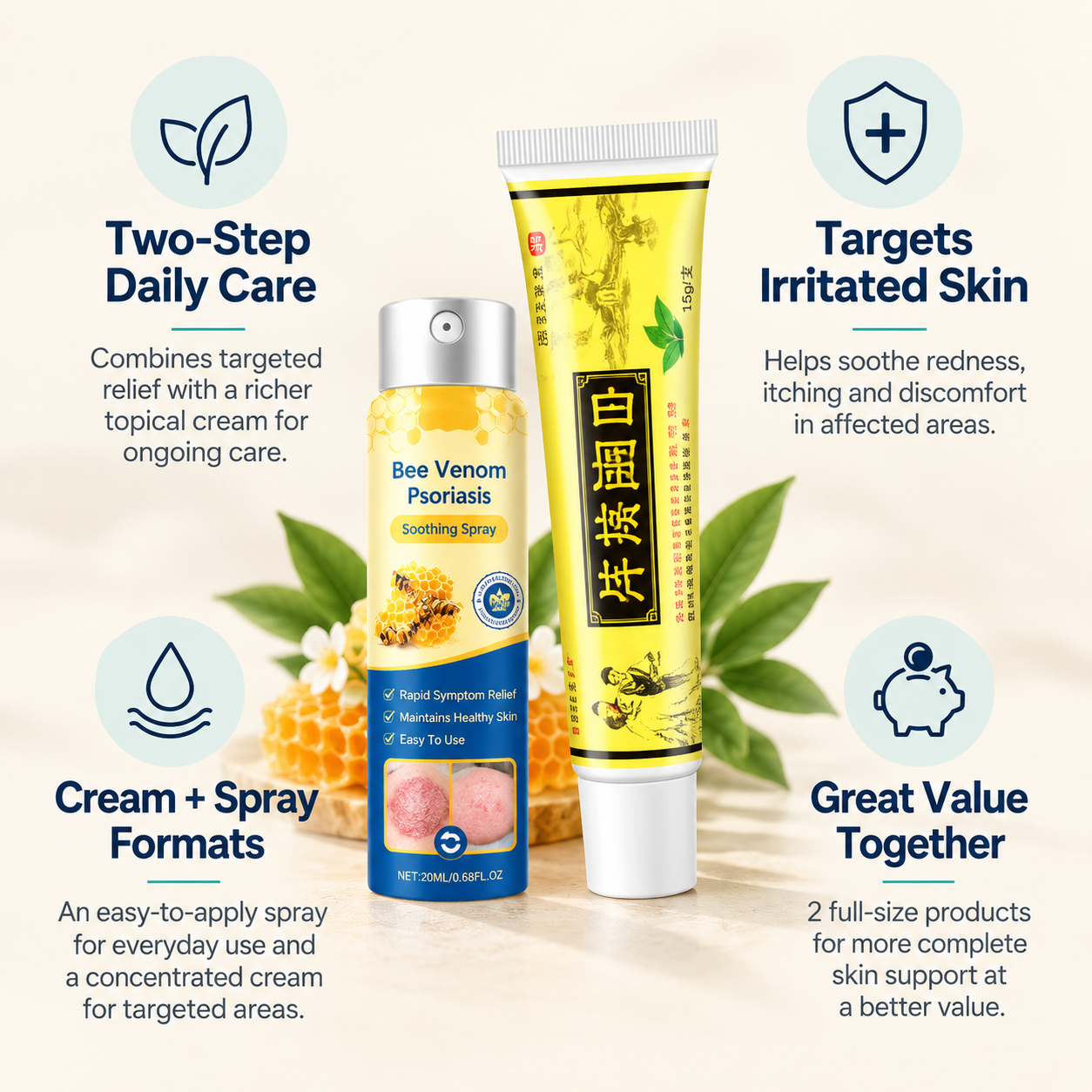 Psoriasis Daily Care Duo – Cream & Spray - Image 5