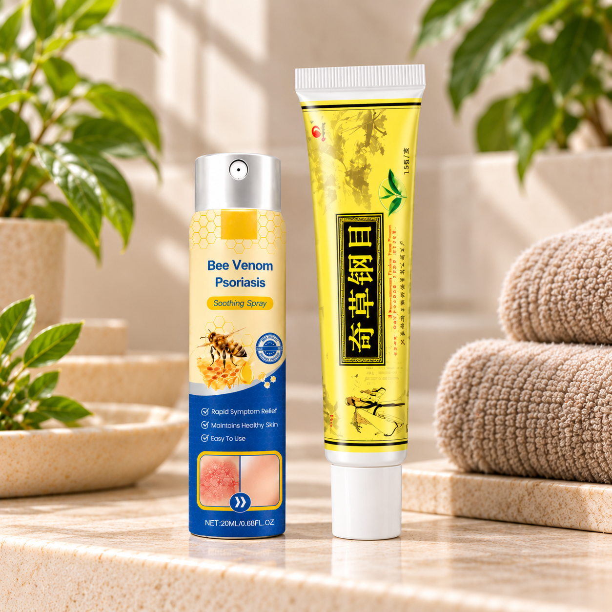 Psoriasis Daily Care Duo – Cream & Spray