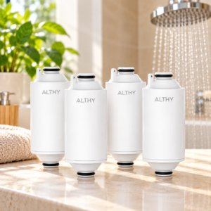 Althy Vitamin C Shower Filter Replacement Cartridges — 3 Pack