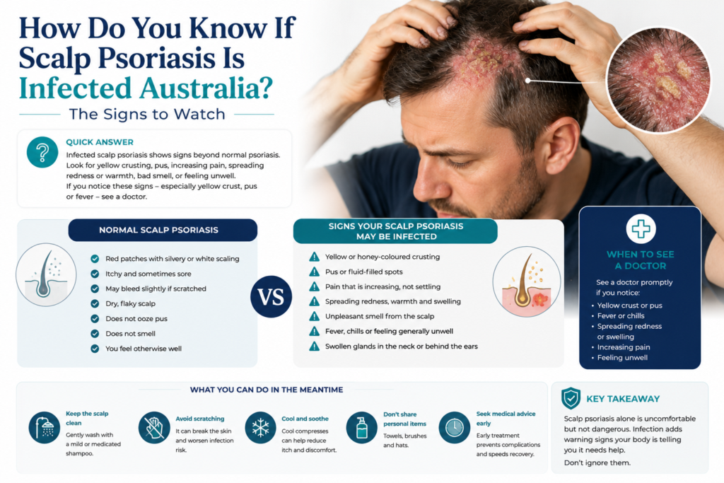 How Do You Know If Scalp Psoriasis Is Infected Australia