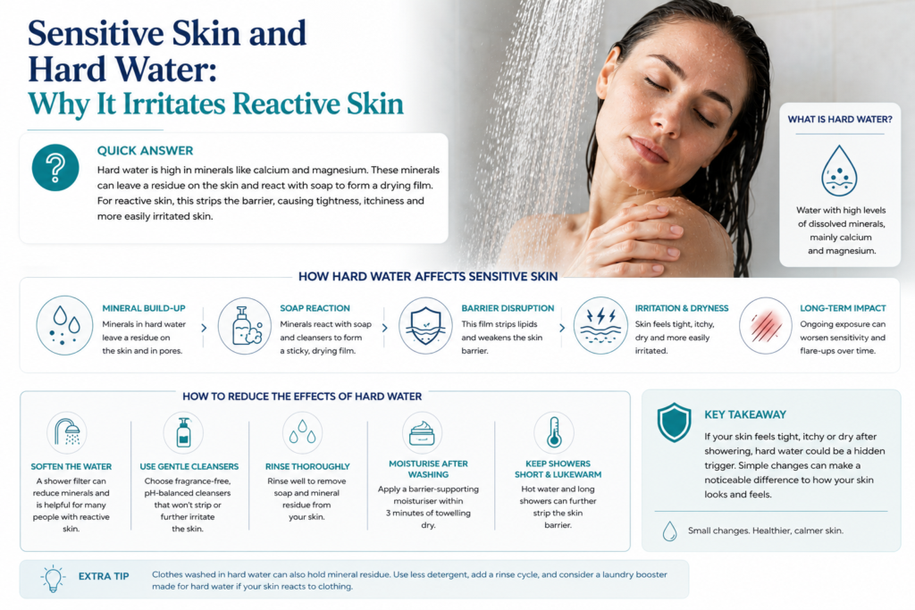 Sensitive Skin and Hard Water Australia